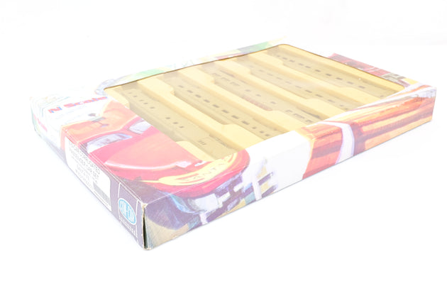 Con-Cor N Gauge Rake of5 Santa Fe Corrugated Passenger Car Set - Boxed