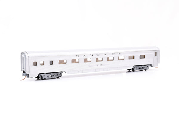 Rivarossi N Gauge Santa Fe Rake of 3 Corrogated Passenger Cars - Boxed