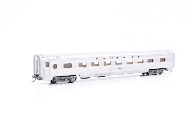 Rivarossi N Gauge Santa Fe Rake of 3 Corrogated Passenger Cars - Boxed