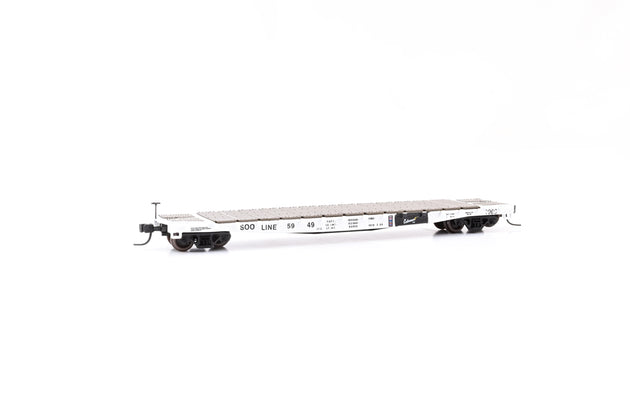Athearn N Gauge Soo Line 53' Flat Wagon - Boxed