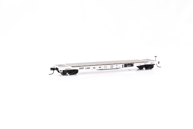 Athearn N Gauge Soo Line 53' Flat Wagon - Boxed