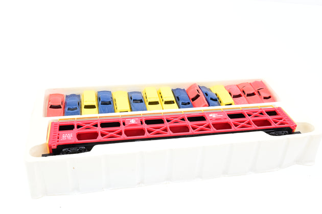 Bachmann N Gauge 89' Tri-Levelk Car Transporter - Boxed