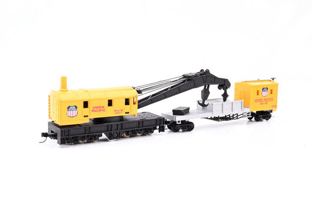 Bachmann N Gauge Union Pacific Crane Car & Boom Tender - Boxed
