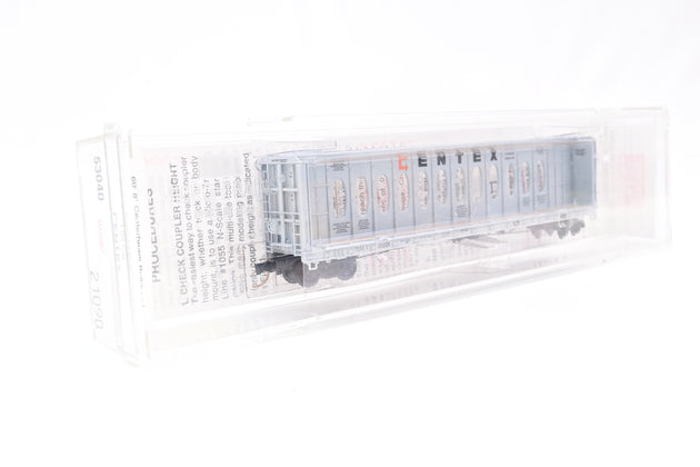 MicroTrains N Gauge Centex 60' Centerbeam Bulkhead Flat Car - Boxed