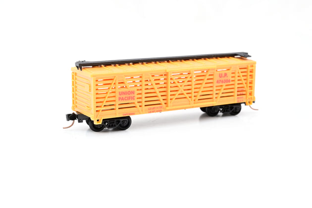 Industrial N Gauge Union Pacific Stock Car - Boxed