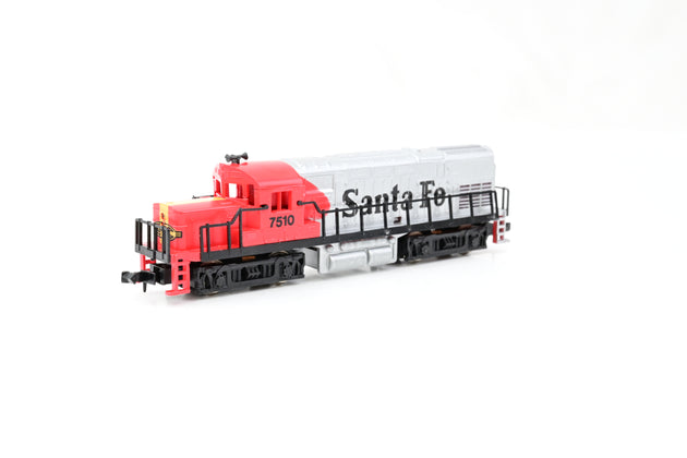 Model Power N Gauge Alco Century 420 'Santa Fe' No.7510 - Boxed