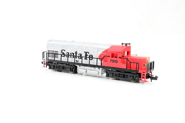 Model Power N Gauge Alco Century 420 'Santa Fe' No.7510 - Boxed