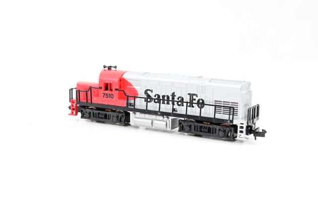 Model Power N Gauge Alco Century 420 'Santa Fe' No.7510 - Boxed