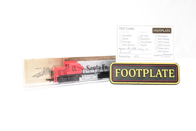 Model Power N Gauge Alco Century 420 'Santa Fe' No.7510 - Boxed