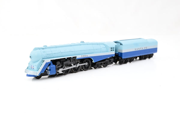 Con-Cor N Gauge 001-003061 J3a 4-6-4 Hudson Steam Locomotive Santa Fe Blue Goose No.3464 - Boxed
