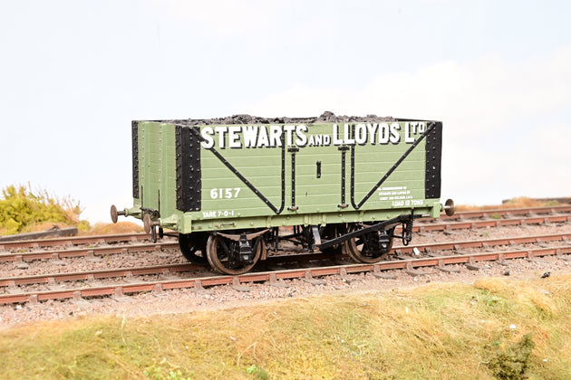 Kit Built O Gauge Stewarts and Lloyds 8 Plank Open Wagon No.6157