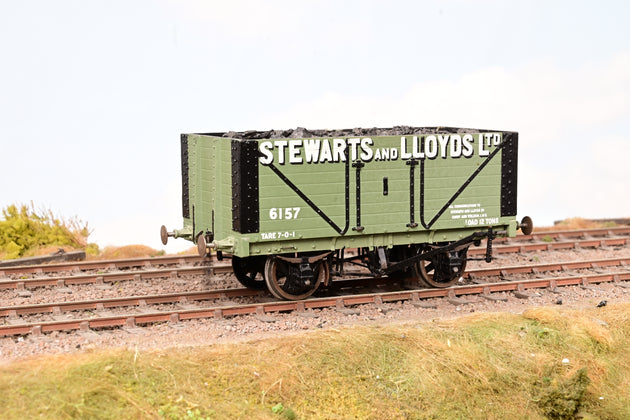 Kit Built O Gauge Stewarts and Lloyds 8 Plank Open Wagon No.6157