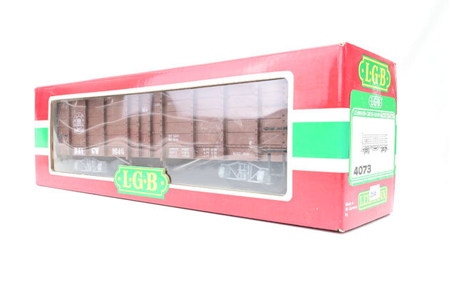 LGB G Gauge 4073 D&RGW RR High Side Gondola No.1646 - Boxed