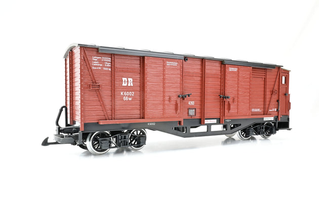 LGB G Gauge 4263 DR Double Door Box Car w/ Brakesman’s Cabin - Boxed