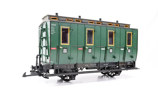 LGB G Gauge 30500 3rd Class Compartment 4 Wheel Coach No.3050 - Boxed