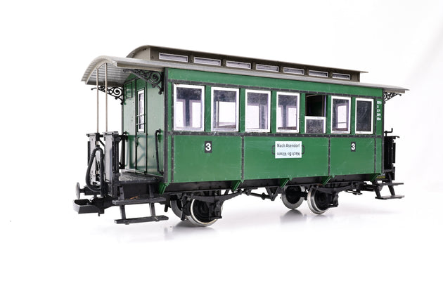 LGB G Gauge 3020 3rd class coach of the DEV (Deutsche Eisenbahn Verein) - Boxed