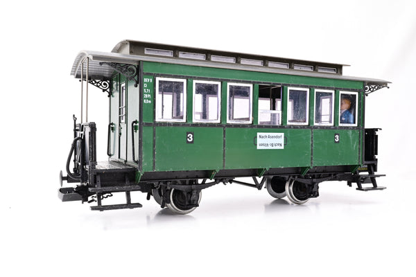 LGB G Gauge 3020 3rd class coach of the DEV (Deutsche Eisenbahn Verein) - Boxed