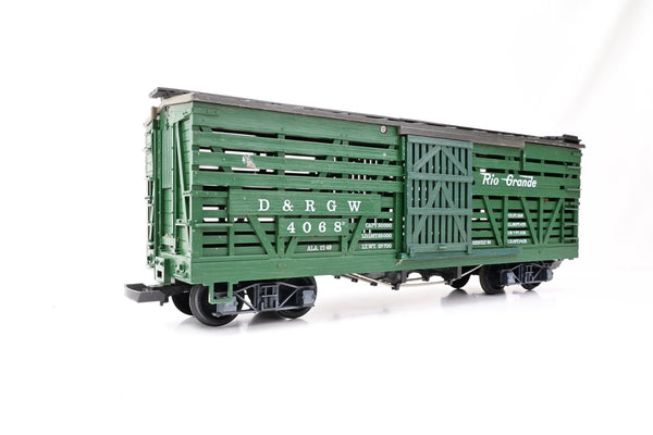 LGB G Gauge 4068 D&RGW Rio Grande Stock Car No.4068 - Boxed