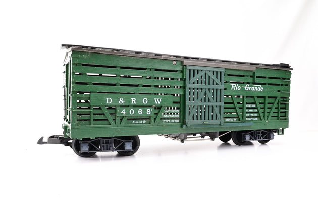LGB G Gauge 4068 D&RGW Rio Grande Stock Car No.4068 - Boxed