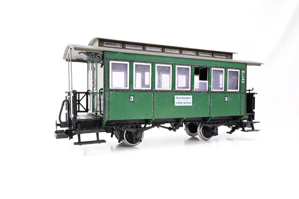 LGB G Gauge 3020 3rd class coach of the DEV (Deutsche Eisenbahn Verein) - Boxed