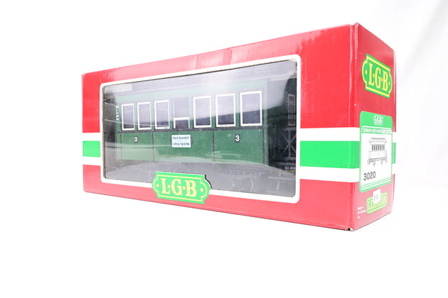 LGB G Gauge 3020 3rd class coach of the DEV (Deutsche Eisenbahn Verein) - Boxed