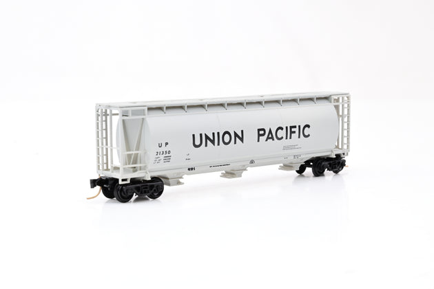 Delaware Valley N Gauge Union Pacific 3 Bay Cylindrical Hopper Car No.21350 - Boxed