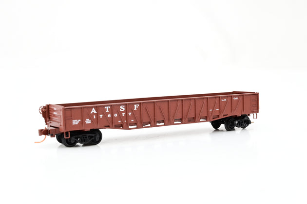 Micro Trains N Gauge 62030 ATSF 50ft Composite Gondola Drop Ends w/ Fishbelly Sides No.176677 - Boxed