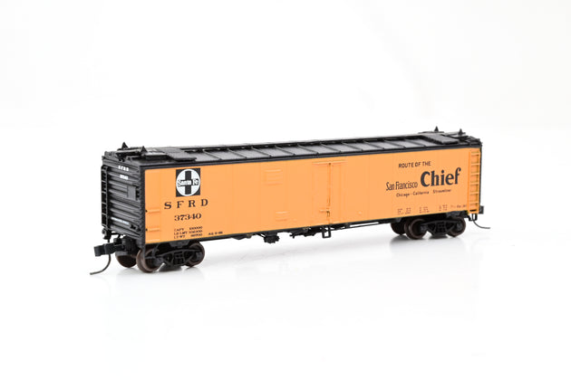Athearn N Gauge 11586 50' Ice Bunker Reefer ATSF 'San Francisco Chief' No.37340 - Boxed