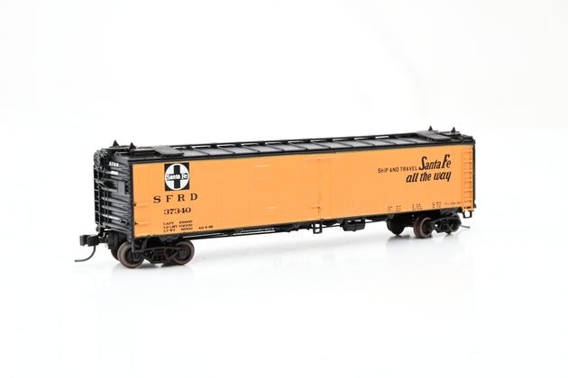 Athearn N Gauge 11586 50' Ice Bunker Reefer ATSF 'San Francisco Chief' No.37340 - Boxed
