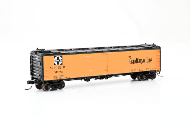 Athearn N Gauge 11593 50' Ice Bunker Reefer ATSF 'Grand Canyon Line' No.37375 - Boxed