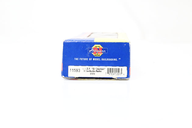 Athearn N Gauge 11593 50' Ice Bunker Reefer ATSF 'Grand Canyon Line' No.37375 - Boxed
