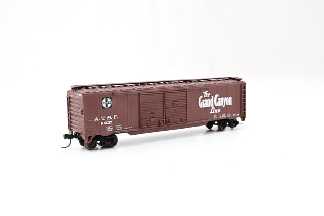 Atlas N Gauge 36410A 50' Double Door Box Car Santa Fe Grand Canyon No.10237