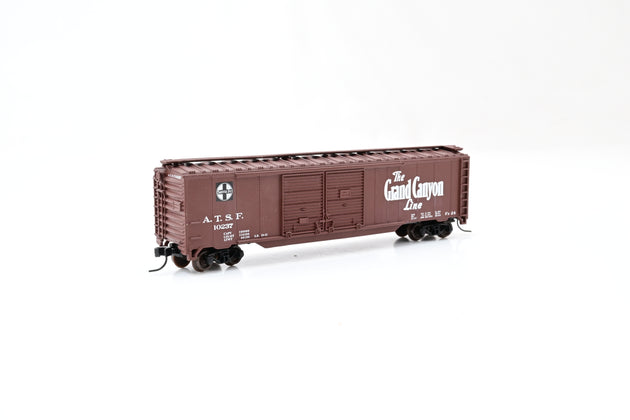 Atlas N Gauge 36410A 50' Double Door Box Car Santa Fe Grand Canyon No.10237