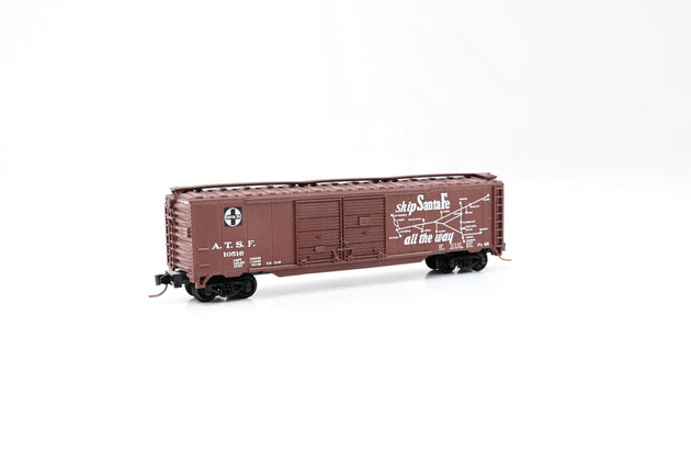 Atlas N Gauge 36281 50' Double Door Box Car Santa Fe Grand Canyon No.10516