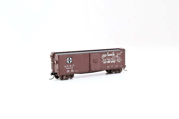 Atlas N Gauge 45819 50' Steel Box Car Santa Fe Grand Canyon No.149014