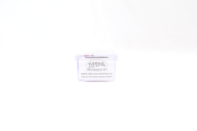 Atlas N Gauge 45819 50' Steel Box Car Santa Fe Grand Canyon No.149014