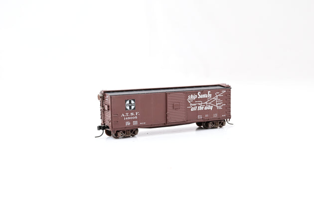 Atlas N Gauge 45818 50' Steel Box Car Santa Fe Grand Canyon No.149005