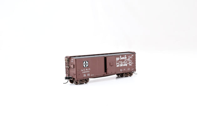 Atlas N Gauge 45816 50' Steel Box Car Santa Fe Super Chief No.148850