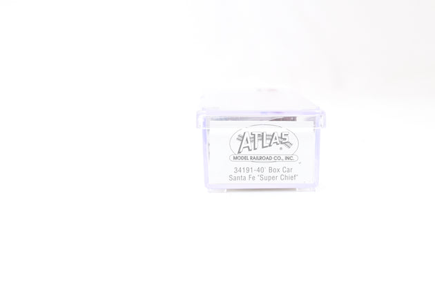 Atlas N Gauge 34191 50' Steel Box Car Santa Fe Super Chief No.142514