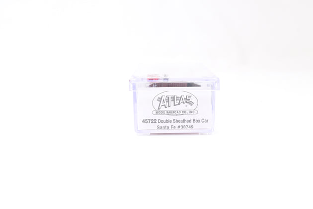 Atlas N Gauge 45722 Souble Sheathed Box Car Santa Fe No.38749
