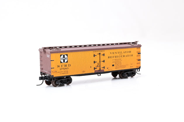 Atlas N Gauge 41551 40' Wood Reefer Santa Fe No.17583