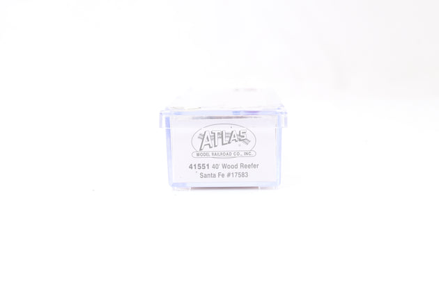 Atlas N Gauge 41551 40' Wood Reefer Santa Fe No.17583