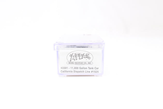Atlas N Gauge 43301 California Disptach Line Tank Car No.1525