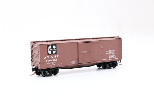 MicroTrains N Gauge 39060 Santa Fe 40' Double Door Boxcar No.38693
