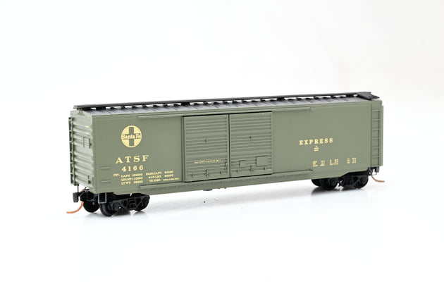 MicroTrains N Gauge 034 00 411 AT&SF Double Door Box Car No.4166