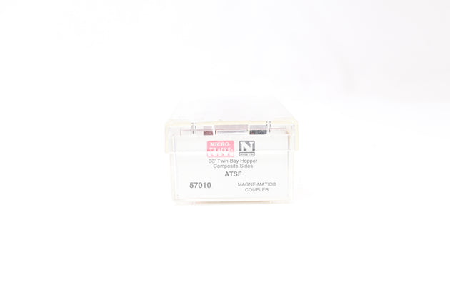 MicroTrains N Gauge 57010 33' ATSF Twin Bay Hopper No.180700