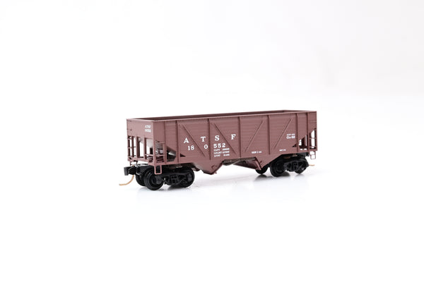 MicroTrains N Gauge 57010 33' ATSF Twin Bay Hopper No.180552