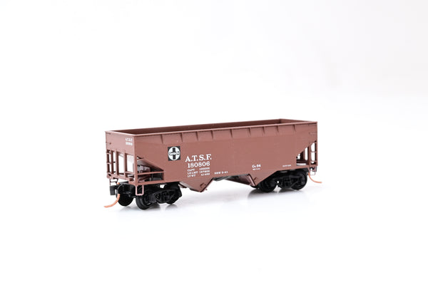 MicroTrains N Gauge 55010 ATSF Twin Bay Hopper Wagon No.180906