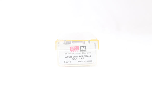MicroTrains N Gauge 55010 ATSF Twin Bay Hopper Wagon No.180906