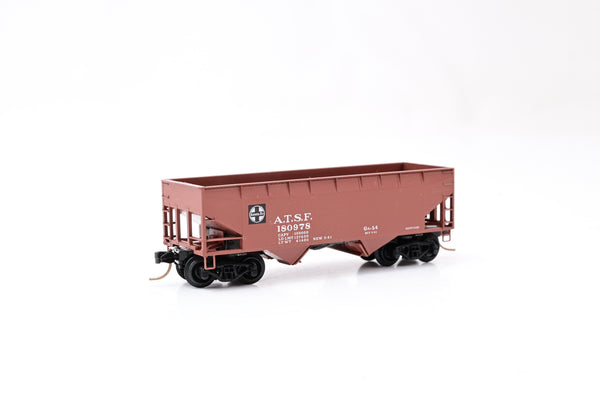 MicroTrains N Gauge 55010 ATSF Twin Bay Hopper Wagon No.180978